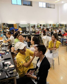 <strong>成都麗群化妝學(xué)校環(huán)境</strong>